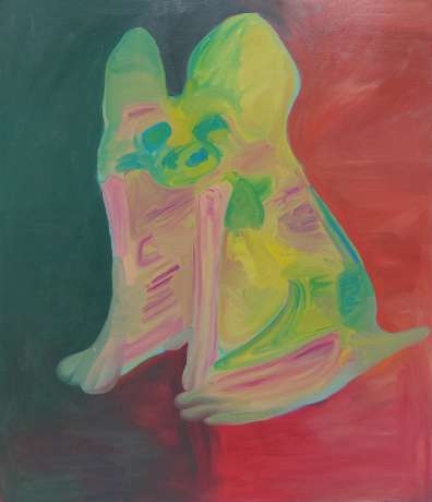 Schwein, 2025, Öl auf Leinwand, 145x125 cm